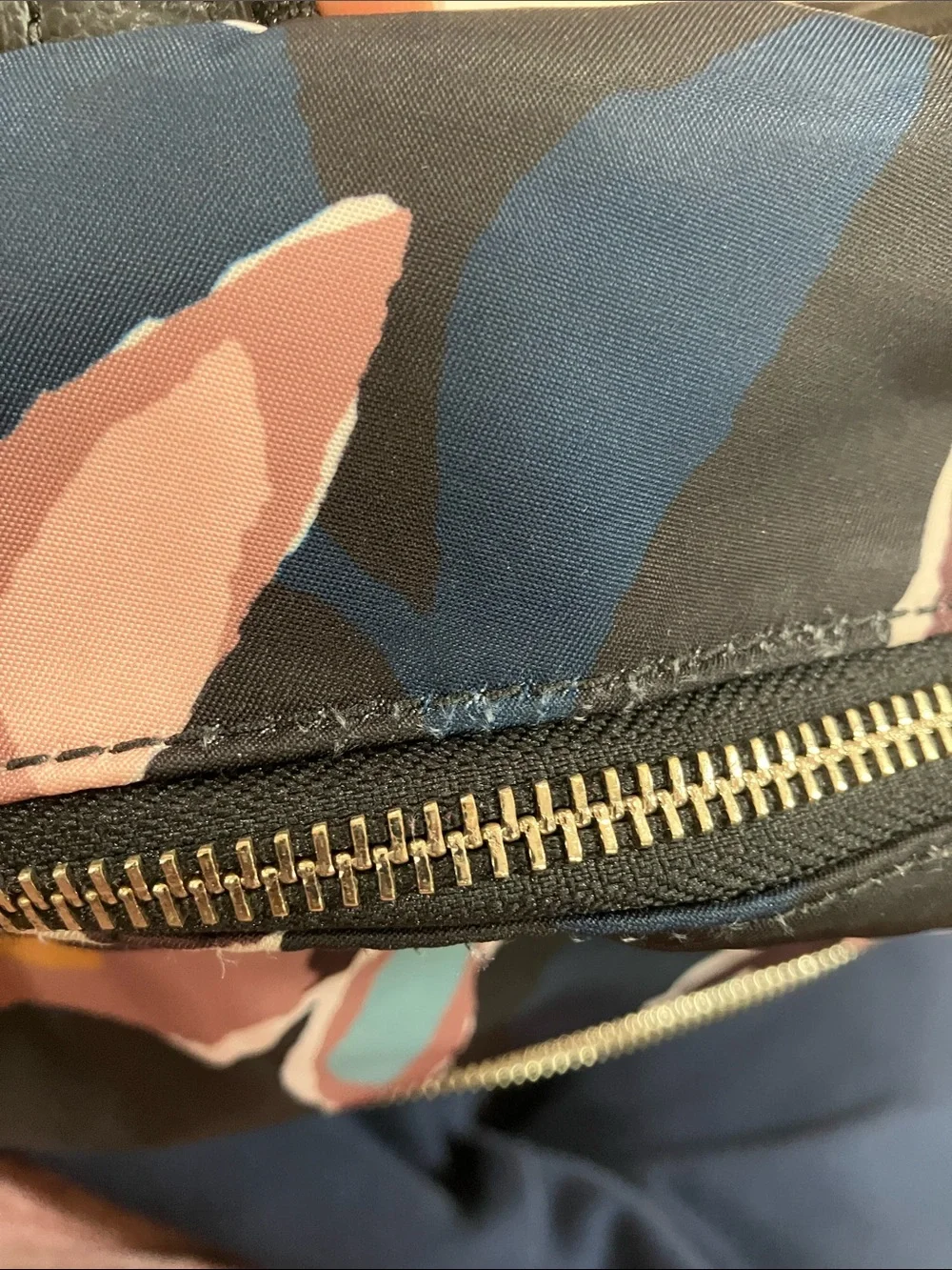 kate spade navy floral print mini backpack